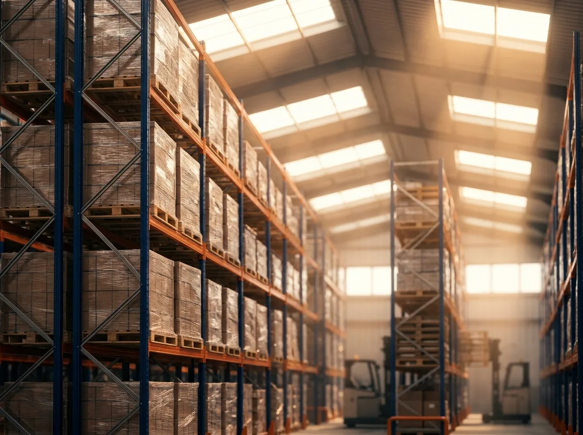 Rack à palettes industriel pour logistique lourde